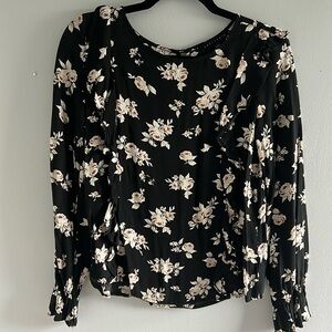 Sanctuary Floral Ruffle Top